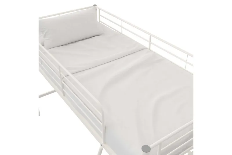 Køyeseng Jodie Hvit - Hvit - Møbler - Barnemøbler - Barneseng & Juniorseng - Loftseng