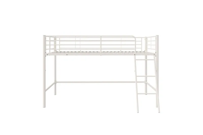 Køyeseng Jodie Hvit - Hvit - Møbler - Barnemøbler - Barneseng & Juniorseng - Loftseng