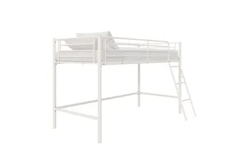 Køyeseng Jodie Hvit - Hvit - Møbler - Barnemøbler - Barneseng & Juniorseng - Loftseng