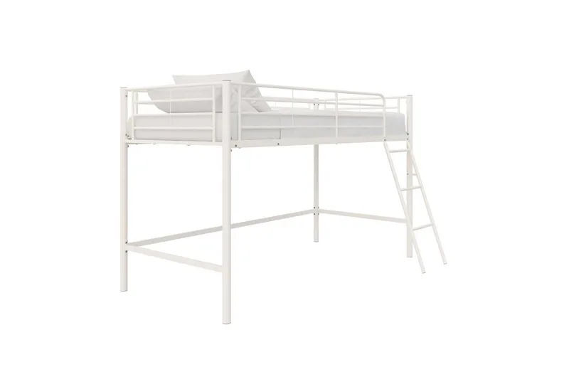 Køyeseng Jodie Hvit - Hvit - Møbler - Barnemøbler - Barneseng & Juniorseng - Loftseng