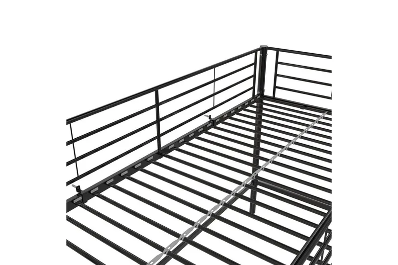 Køyeseng Jodie Svart - Svart - Møbler - Barnemøbler - Barneseng & Juniorseng - Loftseng