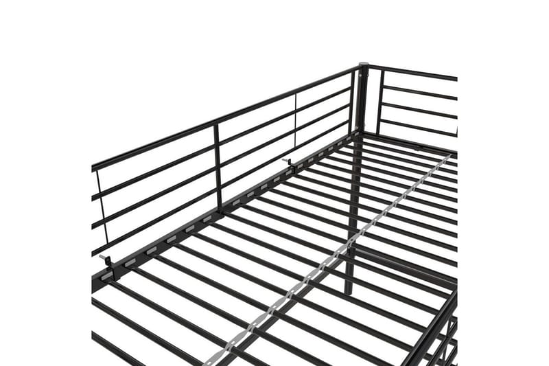 Køyeseng Jodie Svart - Svart - Møbler - Barnemøbler - Barneseng & Juniorseng - Loftseng