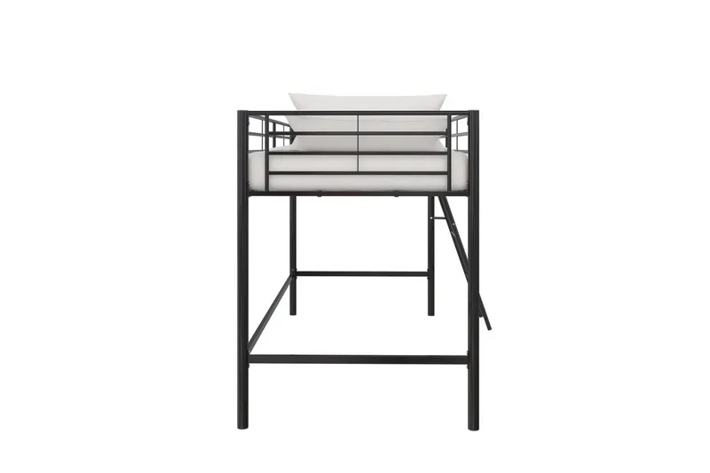 Køyeseng Jodie Svart - Svart - Møbler - Barnemøbler - Barneseng & Juniorseng - Loftseng