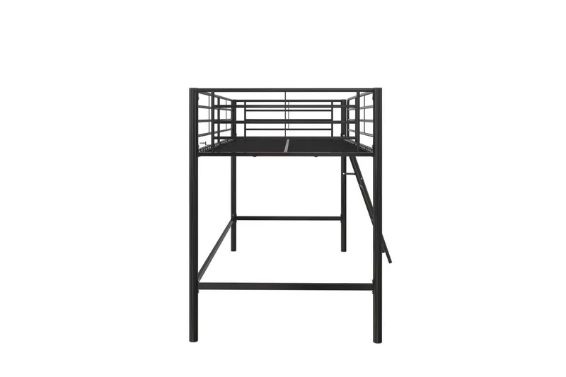 Køyeseng Jodie Svart - Svart - Møbler - Barnemøbler - Barneseng & Juniorseng - Loftseng