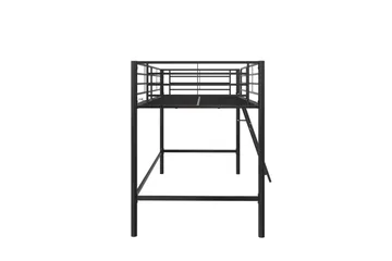 Køyeseng Jodie Svart - Svart - Møbler - Barnemøbler - Barneseng & Juniorseng - Loftseng