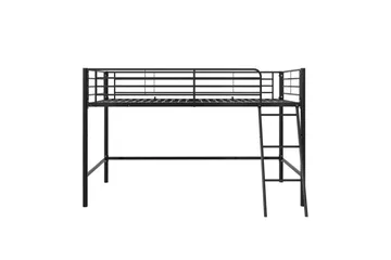 Køyeseng Jodie Svart - Svart - Møbler - Barnemøbler - Barneseng & Juniorseng - Loftseng