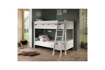 Køyeseng London Hvit - Hvit - Møbler - Barnemøbler - Barneseng & Juniorseng - Loftseng