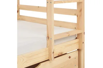 Køyeseng med skuffer Girgols - Brun - Møbler - Barnemøbler - Barneseng & Juniorseng - Loftseng