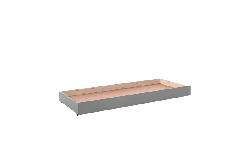 Køyeseng med Underseng Pino Grå, 180 cm - Grå, 180 cm - Møbler - Barnemøbler - Barneseng & Juniorseng - Loftseng