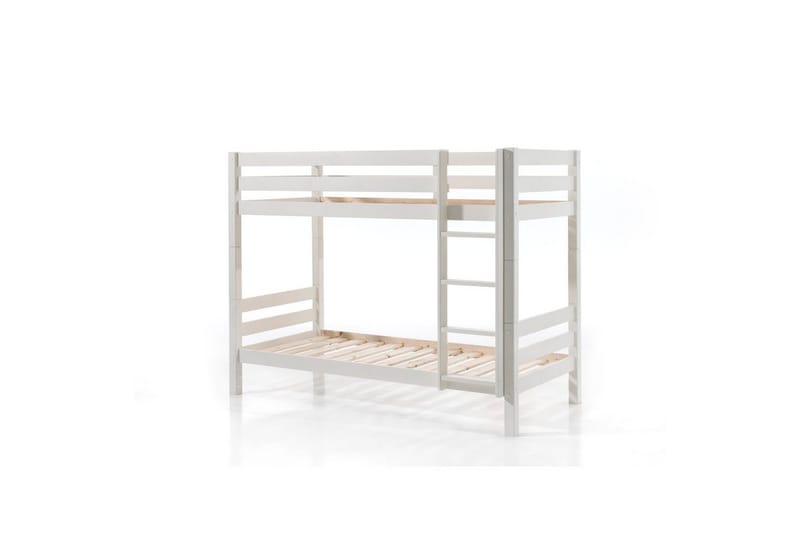 Køyeseng med Underseng Pino Hvit, 160 cm, Hvit, 160 cm