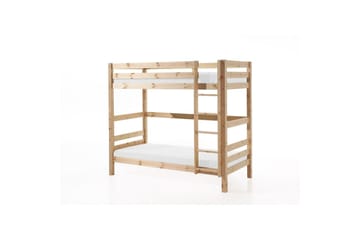 Køyeseng med Underseng Pino Naturlig, 180 cm - Naturlig, 180 cm - Møbler - Barnemøbler - Barneseng & Juniorseng - Loftseng