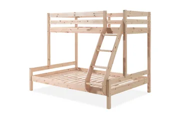 Pirue Familieseng - Tre/Brun - Møbler - Barnemøbler - Barneseng & Juniorseng - Køyeseng