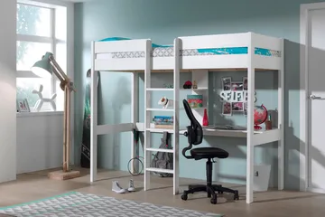 Sovaren Loftseng - Hvit - Møbler - Barnemøbler - Barneseng & Juniorseng - Køyeseng