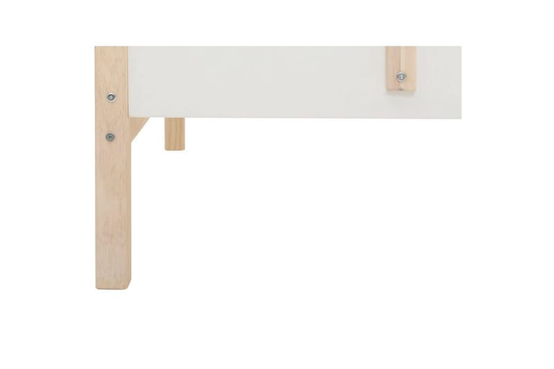 Køyeseng Square Line Hvit, 150x205x96 cm - Hvit, 150x205x96 cm - Møbler - Barnemøbler - Barneseng & Juniorseng - Køyeseng