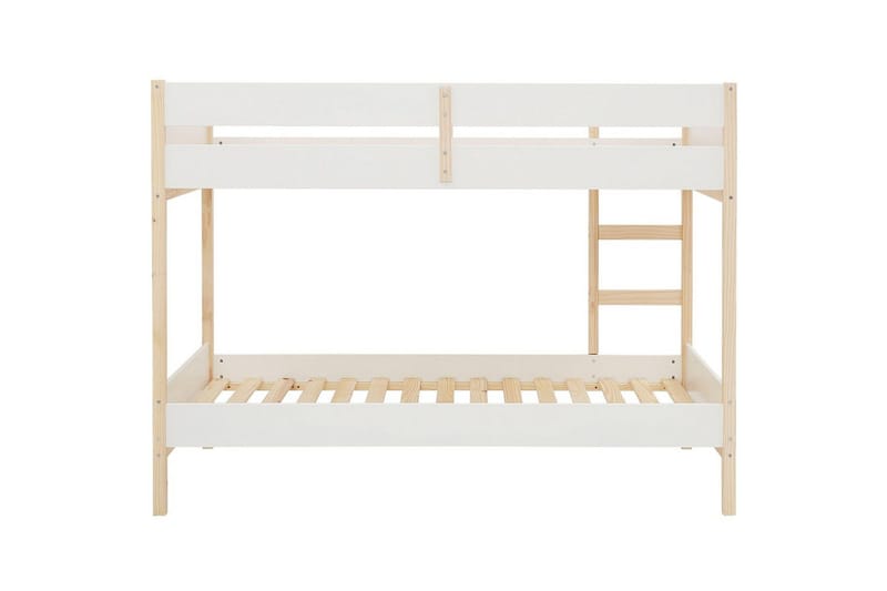 Køyeseng Square Line Hvit, 150x205x96 cm - Hvit, 150x205x96 cm - Møbler - Barnemøbler - Barneseng & Juniorseng - Køyeseng