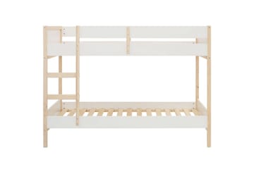 Køyeseng Square Line Hvit, 150x205x96 cm - Hvit, 150x205x96 cm - Møbler - Barnemøbler - Barneseng & Juniorseng - Loftseng