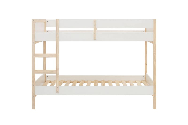 Køyeseng Square Line Hvit, 150x205x96 cm - Hvit, 150x205x96 cm - Møbler - Barnemøbler - Barneseng & Juniorseng - Loftseng