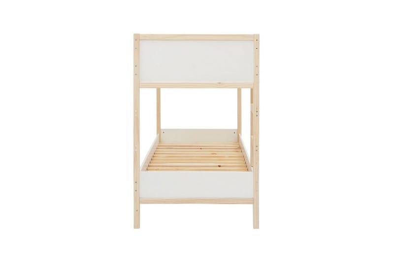 Køyeseng Square Line Hvit, 150x205x96 cm - Hvit, 150x205x96 cm - Møbler - Barnemøbler - Barneseng & Juniorseng - Loftseng