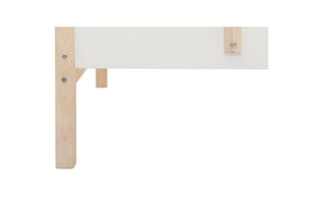 Køyeseng Square Line Hvit, 150x205x96 cm - Hvit, 150x205x96 cm - Møbler - Barnemøbler - Barneseng & Juniorseng - Loftseng
