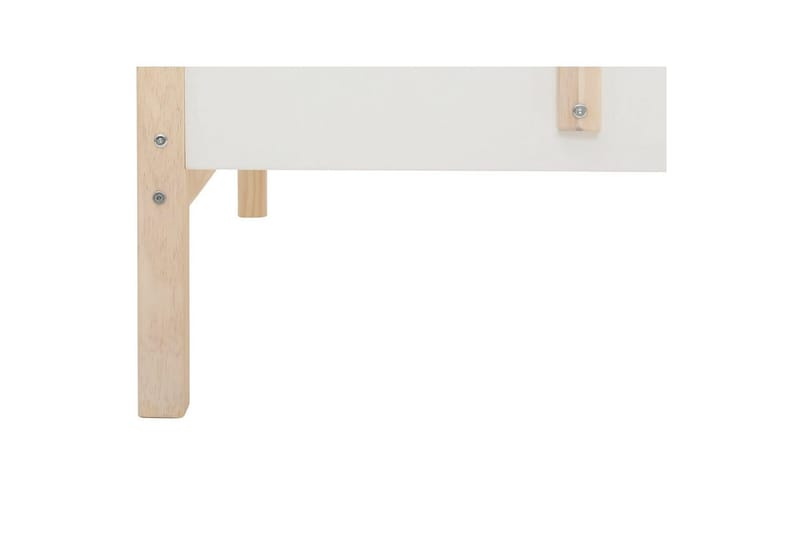 Køyeseng Square Line Hvit, 150x205x96 cm - Hvit, 150x205x96 cm - Møbler - Barnemøbler - Barneseng & Juniorseng - Loftseng