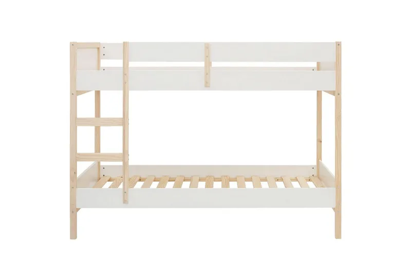 Køyeseng Square Line Hvit, 150x205x96 cm - Hvit, 150x205x96 cm - Møbler - Barnemøbler - Barneseng & Juniorseng - Køyeseng