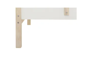Køyeseng Square Line Hvit, 223x205x96 cm - Hvit, 223x205x96 cm - Møbler - Barnemøbler - Barneseng & Juniorseng - Køyeseng