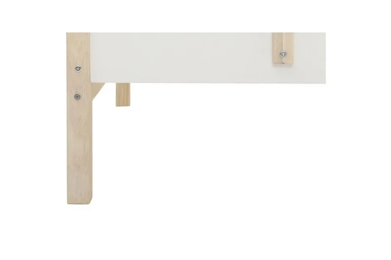 Køyeseng Square Line Hvit, 223x205x96 cm - Hvit, 223x205x96 cm - Møbler - Barnemøbler - Barneseng & Juniorseng - Køyeseng