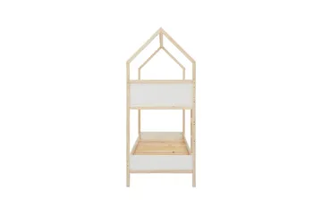 Køyeseng Square Line Hvit, 223x205x96 cm - Hvit, 223x205x96 cm - Møbler - Barnemøbler - Barneseng & Juniorseng - Køyeseng