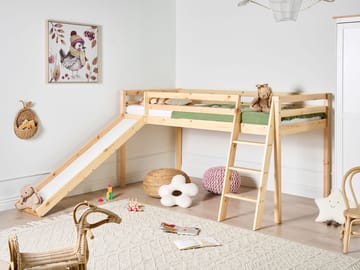 Køyeseng Staple - Lysebrun - Møbler - Barnemøbler - Barneseng & Juniorseng - Husseng