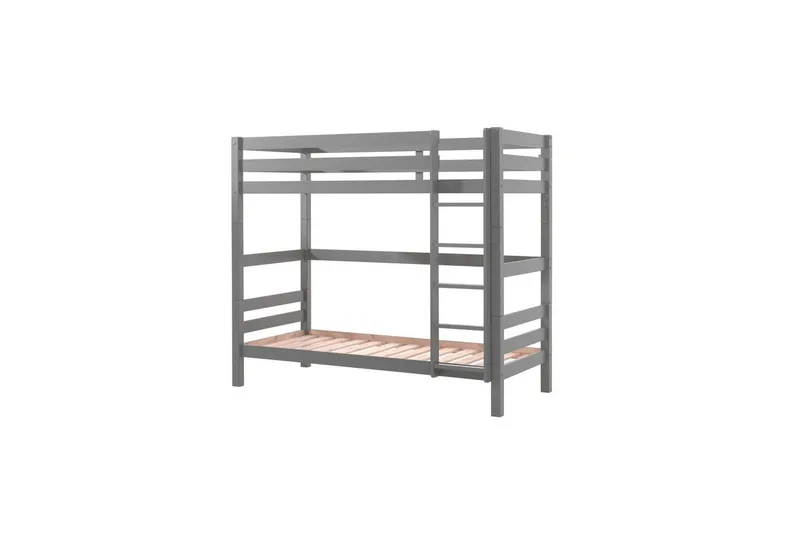 Køyeseng Pino Sett med 2 Skuffer Grå, 180 cm, Grå, 180 cm