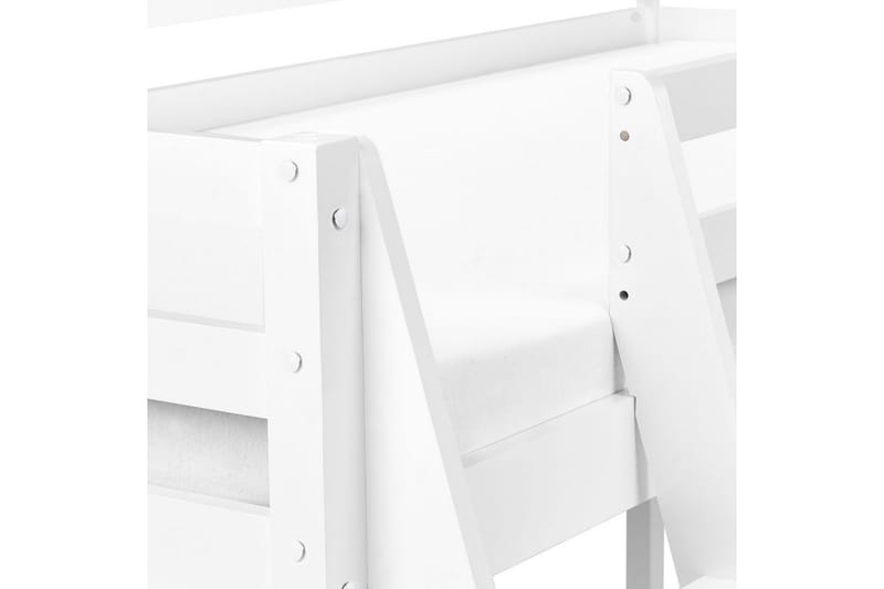 Lav køyeseng Ascoux - Hvit - Møbler - Barnemøbler - Barneseng & Juniorseng - Loftseng