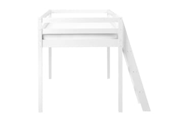 Lav køyeseng Ascoux - Hvit - Møbler - Barnemøbler - Barneseng & Juniorseng - Loftseng