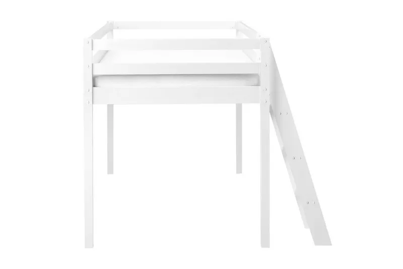 Lav køyeseng Ascoux - Hvit - Møbler - Barnemøbler - Barneseng & Juniorseng - Loftseng