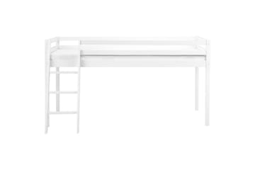 Lav køyeseng Ascoux - Hvit - Møbler - Barnemøbler - Barneseng & Juniorseng - Loftseng