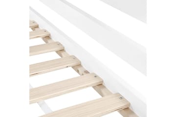 Lav køyeseng Ascoux - Hvit - Møbler - Barnemøbler - Barneseng & Juniorseng - Loftseng