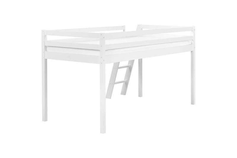 Lav køyeseng Ascoux - Hvit - Møbler - Barnemøbler - Barneseng & Juniorseng - Loftseng