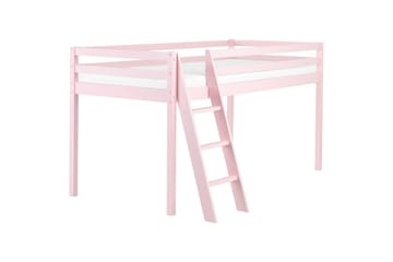 Lav køyeseng Ascoux - Rosa - Møbler - Barnemøbler - Barneseng & Juniorseng - Loftseng