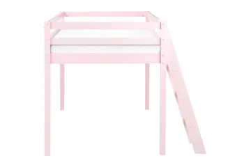 Lav køyeseng Ascoux - Rosa - Møbler - Barnemøbler - Barneseng & Juniorseng - Loftseng