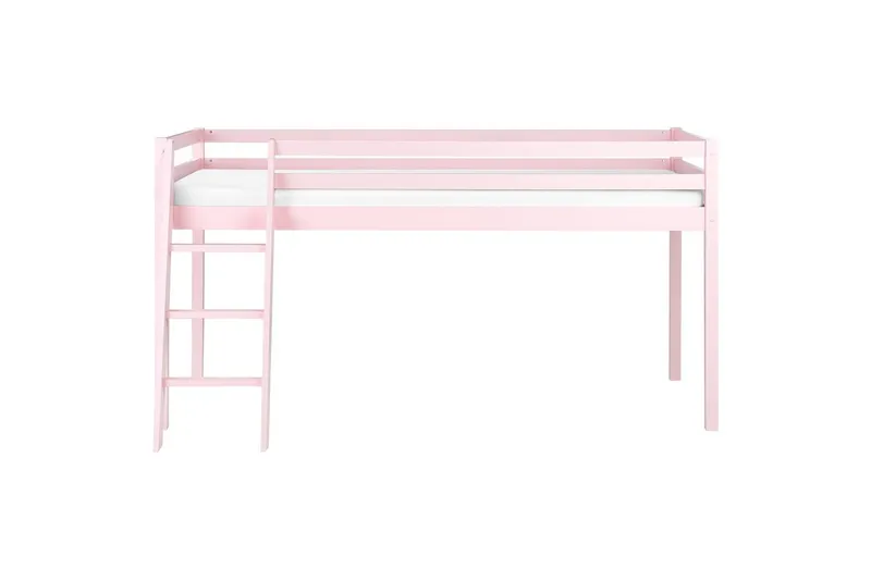 Lav køyeseng Ascoux - Rosa - Møbler - Barnemøbler - Barneseng & Juniorseng - Køyeseng