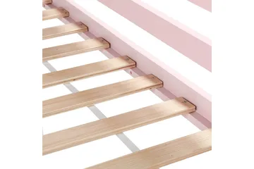 Lav køyeseng Ascoux - Rosa - Møbler - Barnemøbler - Barneseng & Juniorseng - Loftseng