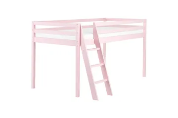 Lav køyeseng Ascoux - Rosa - Møbler - Barnemøbler - Barneseng & Juniorseng - Køyeseng