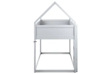 Lav køyeseng Dienne - Grå - Møbler - Barnemøbler - Barneseng & Juniorseng - Loftseng