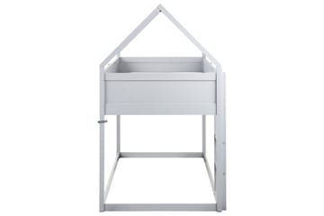 Lav køyeseng Dienne - Grå - Møbler - Barnemøbler - Barneseng & Juniorseng - Loftseng