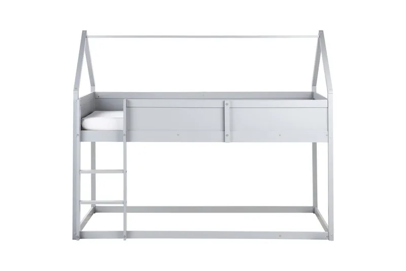 Lav køyeseng Dienne - Grå - Møbler - Barnemøbler - Barneseng & Juniorseng - Loftseng