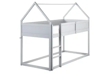 Lav køyeseng Dienne - Grå - Møbler - Barnemøbler - Barneseng & Juniorseng - Loftseng