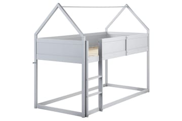 Lav køyeseng Dienne - Grå - Møbler - Barnemøbler - Barneseng & Juniorseng - Loftseng