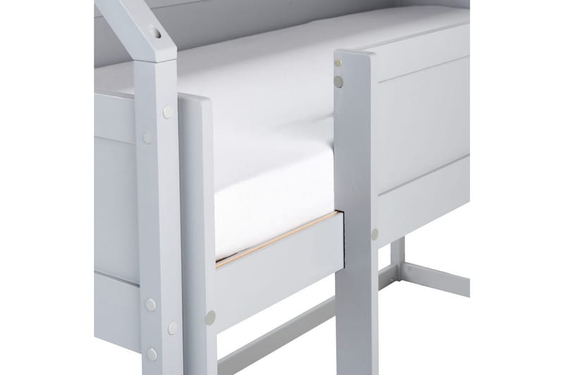 Lav køyeseng Dienne - Grå - Møbler - Barnemøbler - Barneseng & Juniorseng - Loftseng