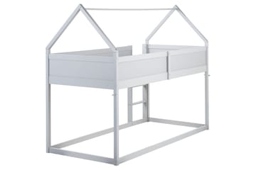 Lav køyeseng Dienne - Grå - Møbler - Barnemøbler - Barneseng & Juniorseng - Loftseng