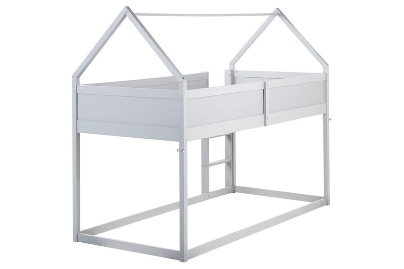 Lav køyeseng Dienne - Grå - Møbler - Barnemøbler - Barneseng & Juniorseng - Loftseng