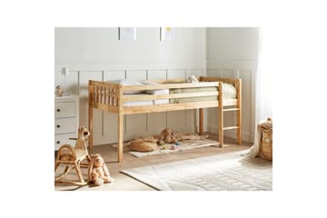 Lav køyeseng Peipin - Lyst tre - Møbler - Barnemøbler - Barneseng & Juniorseng - Loftseng